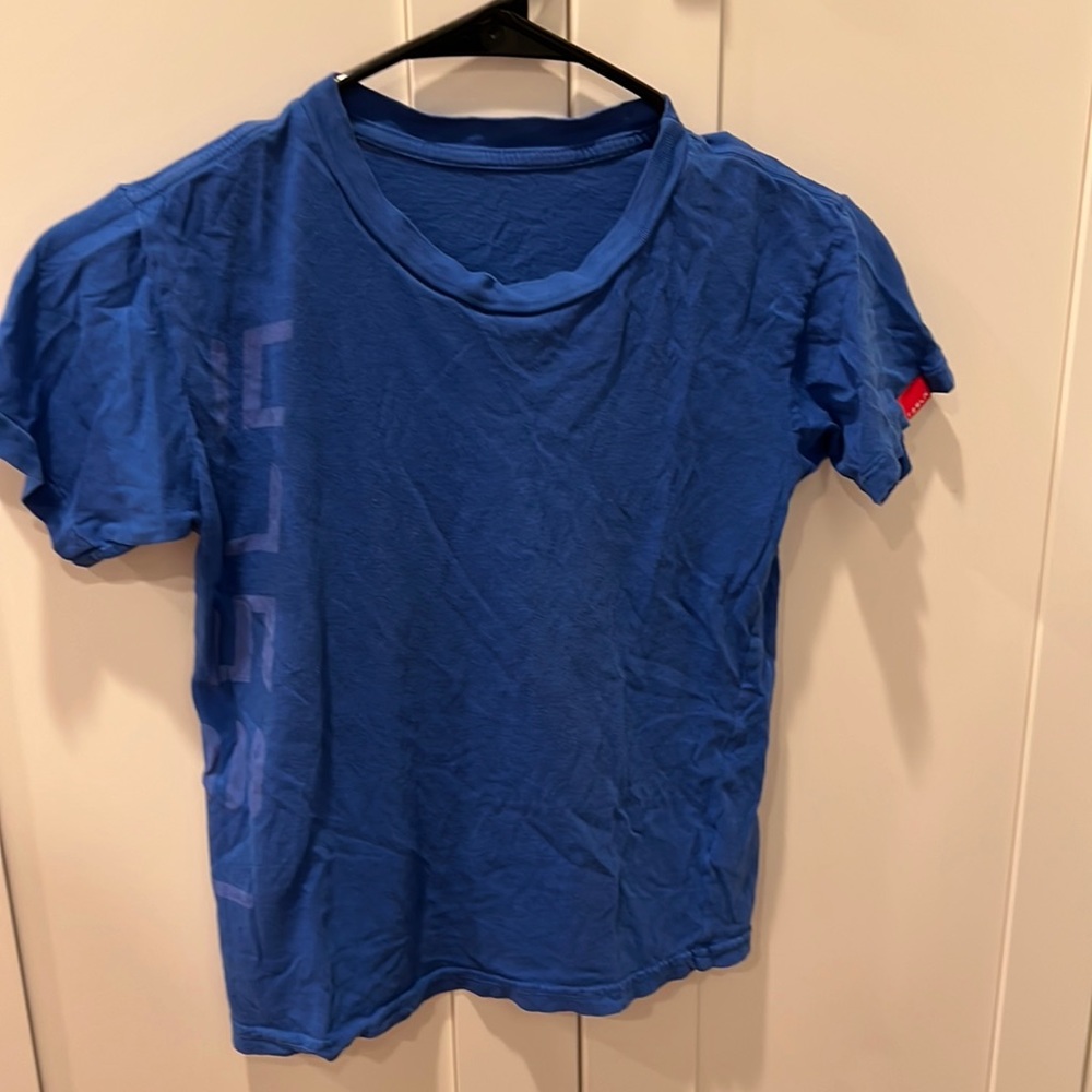 Tesla toddler blue logo shirt